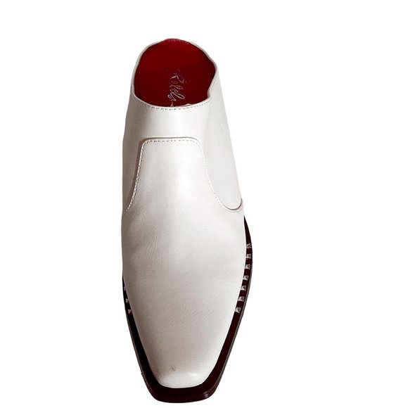 Black and White Mules, Size 9 Clogs, Slingback Heels, Women's Shoes - Picture 6 of 14